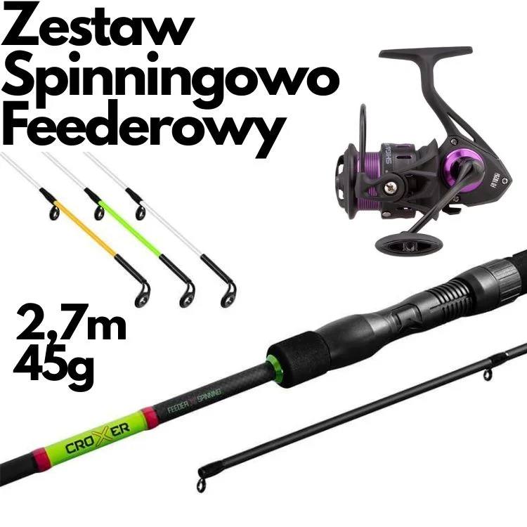 Zamów dziś Zestaw Spinningowo - Feederowy Croxer 2,7m 45g + FD 1030i