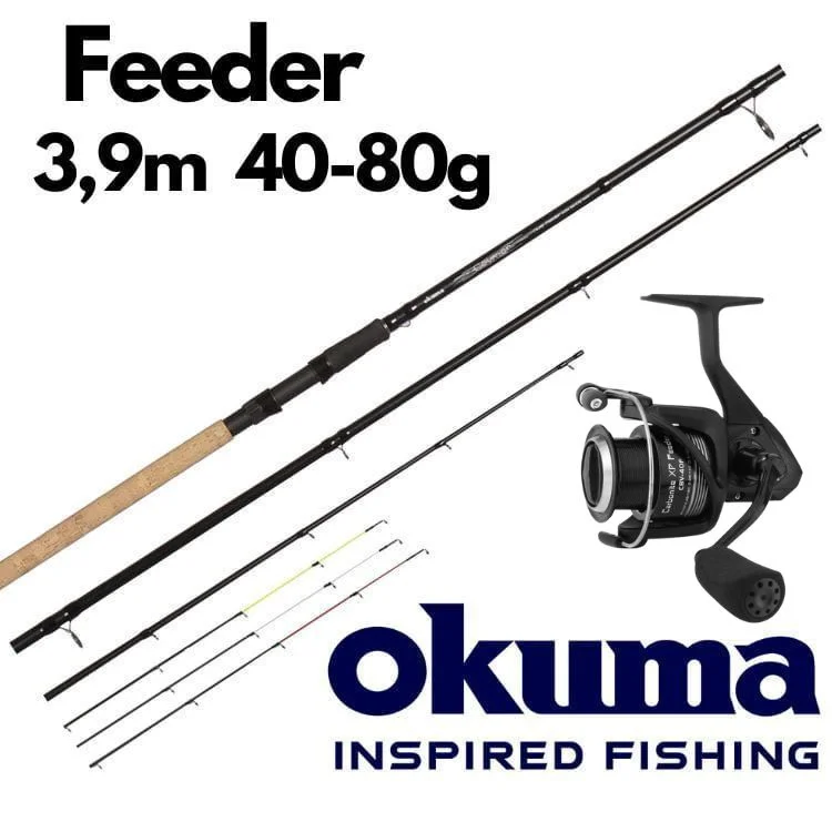 Zamów dziś Zestaw Feederowy Okuma 3,9m 40-80g + FD 55