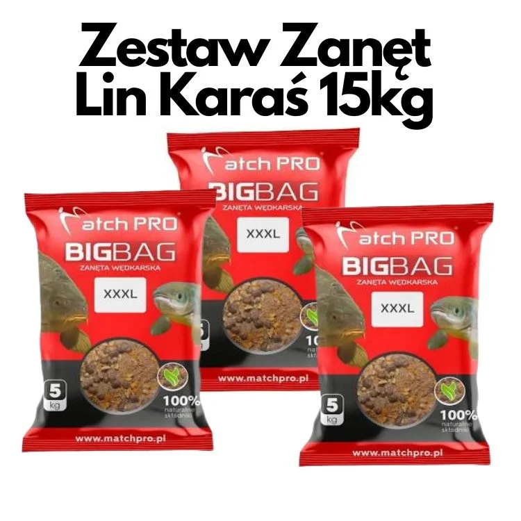 Zestaw Zanęt na Lina i Karasia MatchPro 15kg Szybka dostawa
