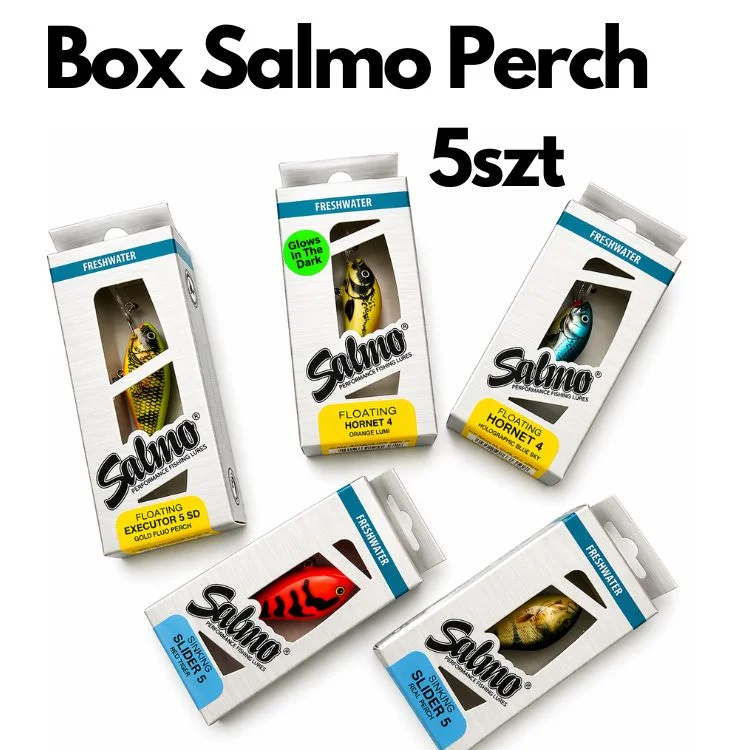 Super okazja Box Salmo Perch 5 woblerów
