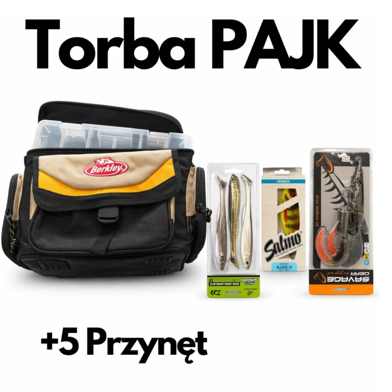 Darmowy zwrot Torba z Pudełkami Pajk +5 Przynęt