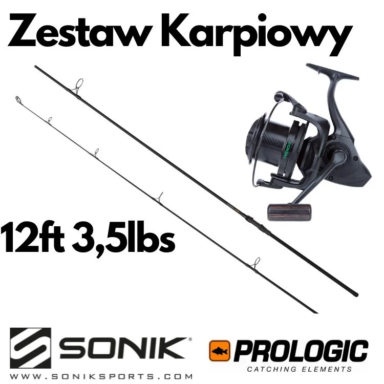 Zestaw Karpiowy Prologic Combat 12ft 3,5lbs + Herox 10000 Tylko do końca tygodnia