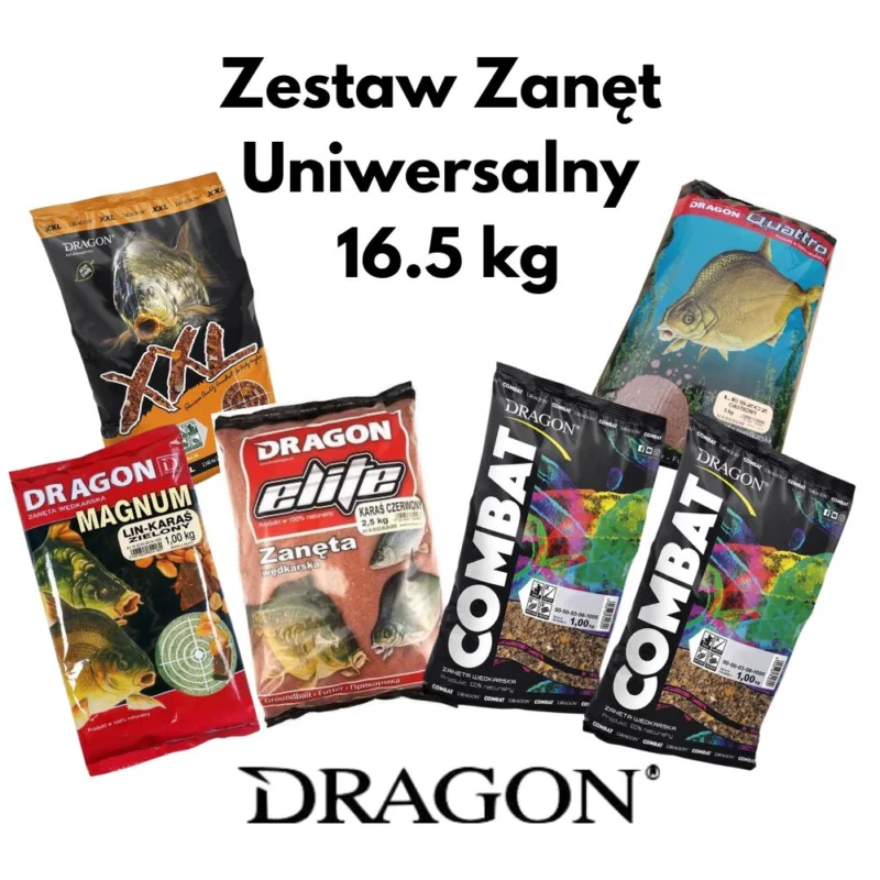 Zestaw Zanęt Uniwersalny Dragon 16.5kg Nie przegap