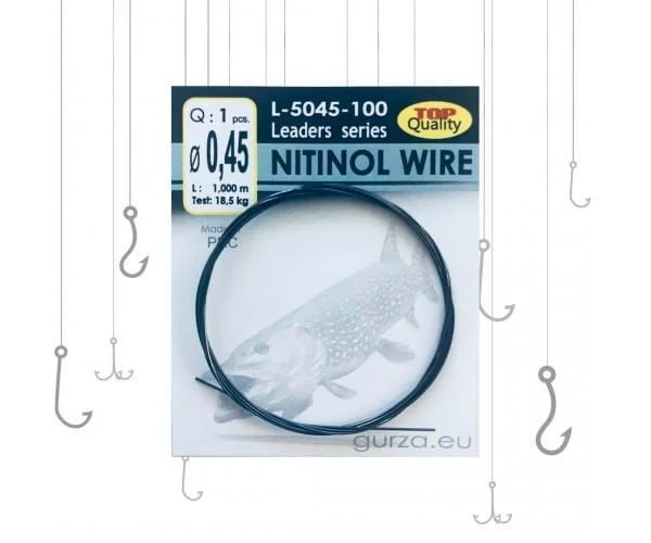 Promocja Drut przyponowy GURZA Nitol Wire 1m - 0.45mm / 18.5kg