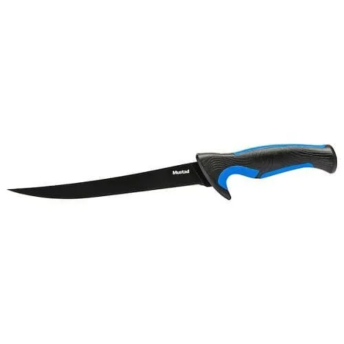 Nóż do filetowania Mustad 20cm niebiesko-czarny Tylko do końca tygodnia