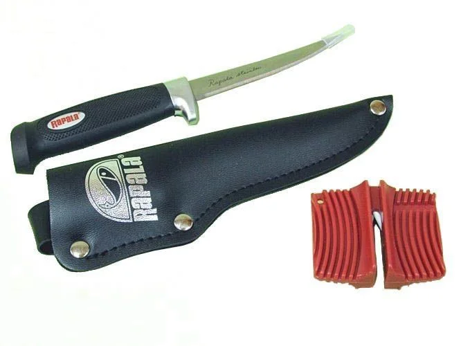 Hit sprzedaży Nóż do filetowania Rapala Soft Grip 15cm + Osełka