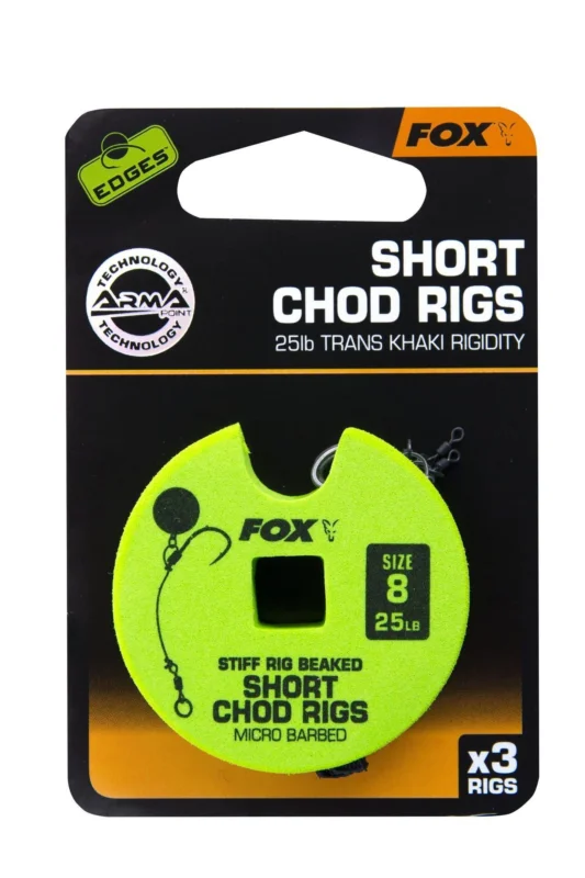 FOX Armapoint Stiff Chod Rig SHORT 25lb size 8 Ekspresowa dostawa