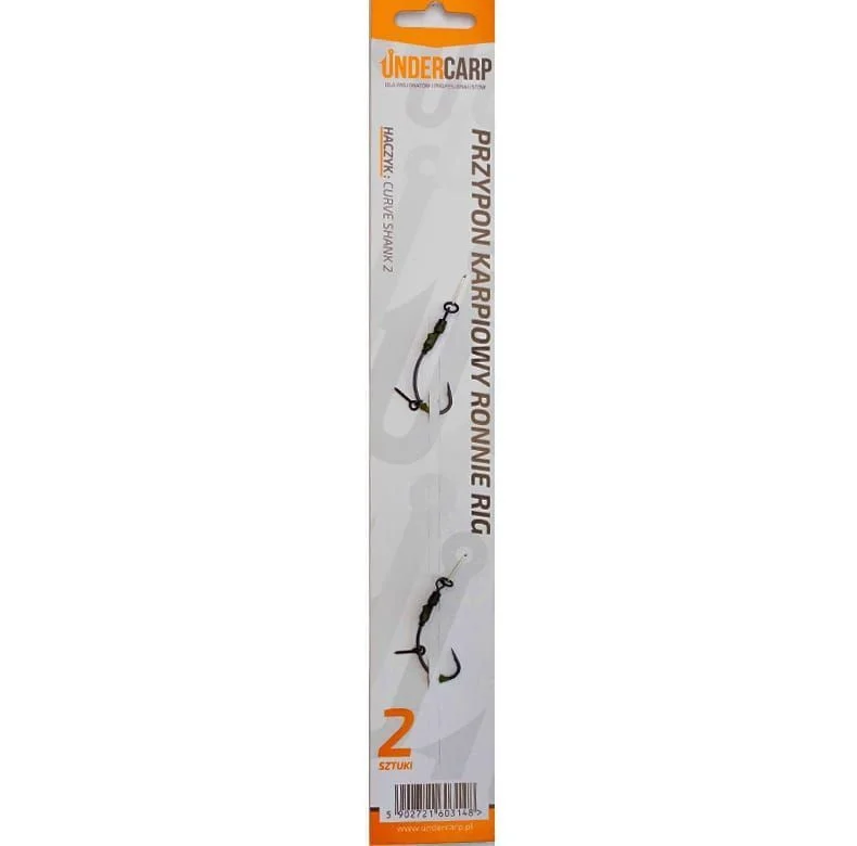 Ograniczona ilość Undercarp Przypon karpiowy Ronnie Rig size 6