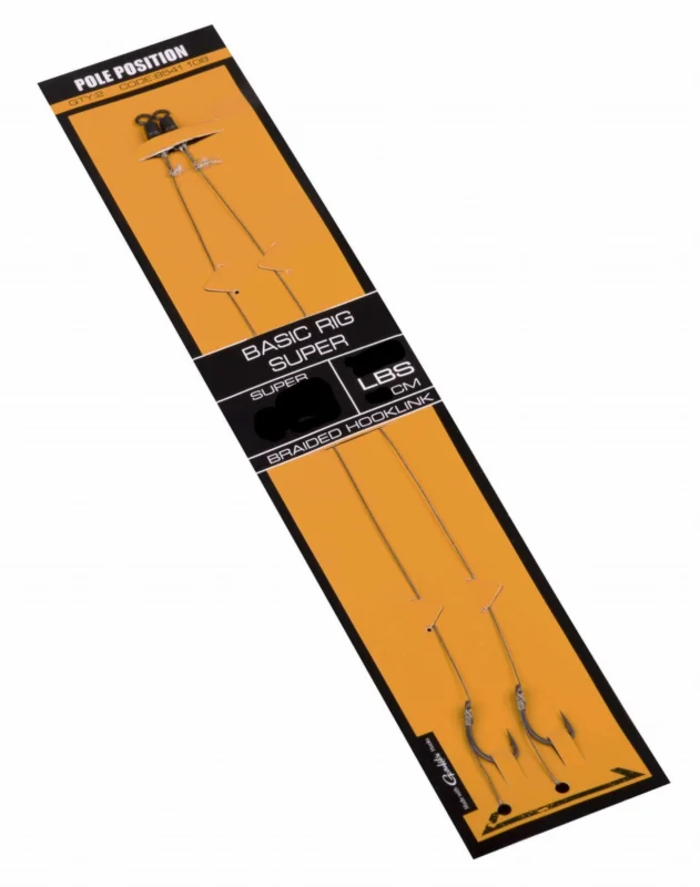 Przypony Pole Position Basic Rig Super 18cm / 25lb / #8 Szybka wysyłka
