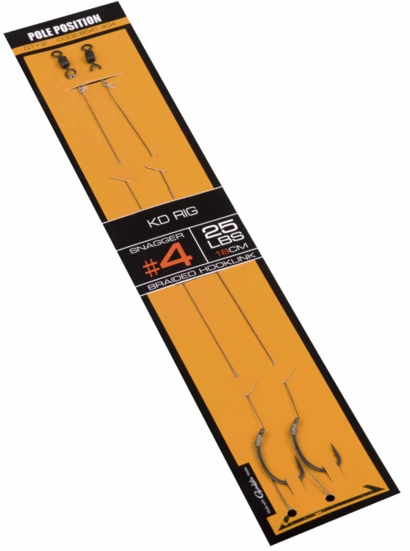Przypony Pole Position KD-Rig 18cm / 25lb / #8 Darmowy zwrot