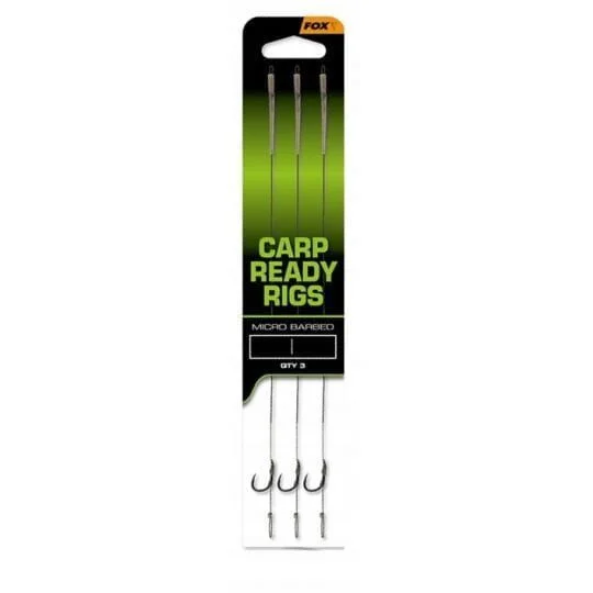 Oferta limitowana Przypon Fox Carp Ready Rigs Wide Gape roz.8 / 20lb - 3szt