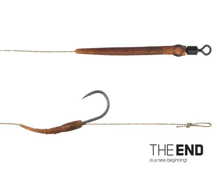 Przypony Karpiowe Delphin The End Skin Rig #8 / 20cm / 25lbs Ograniczona ilość