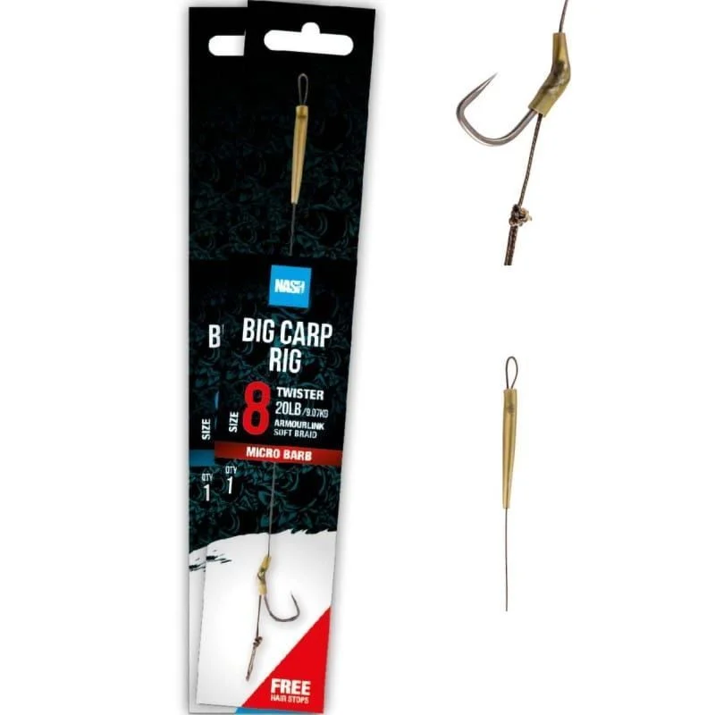 Przypon Nash Big Carp Rig Barbed - 6 Zamów dziś