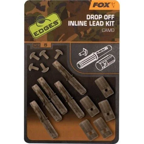 Fox Camo Inline Lead Drop Off Kits 5szt Hit sprzedaży
