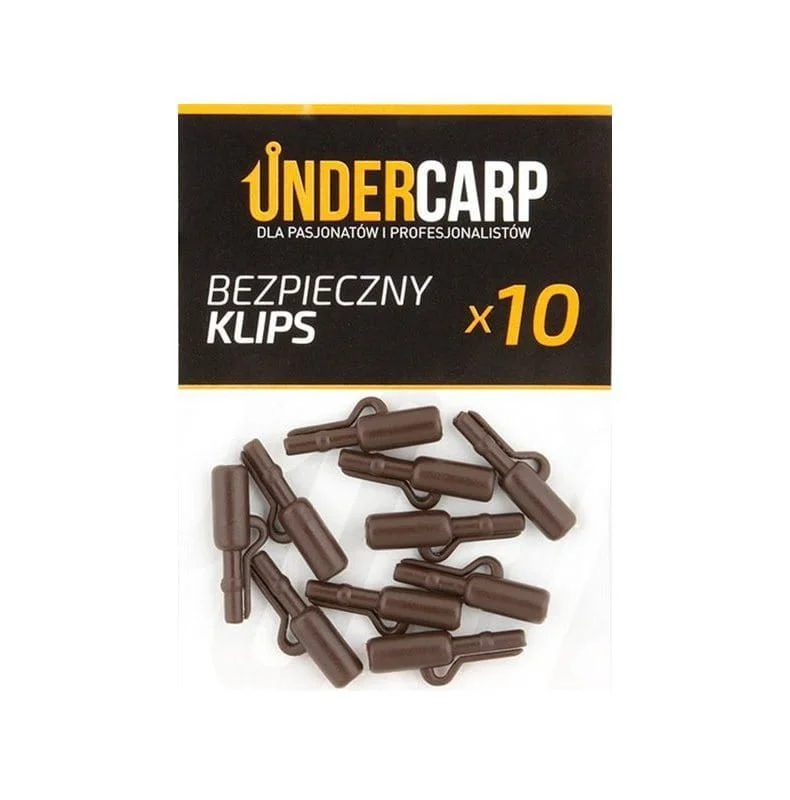 Taniej Bezpieczny Klips Undercarp Brązowy