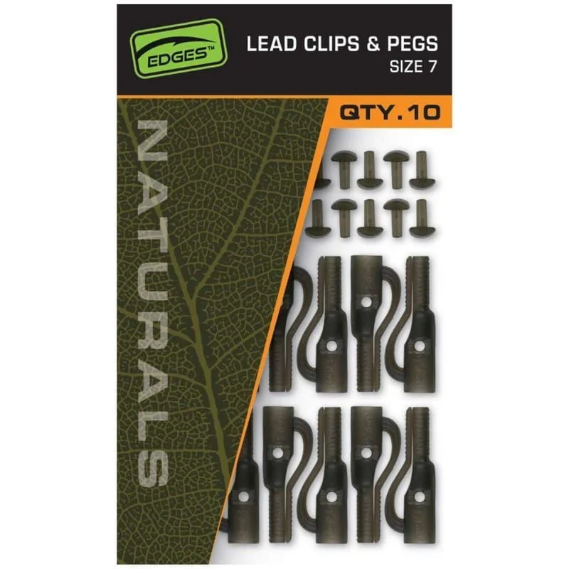 Klipsy Fox Naturals Size 7 Lead Clips & Pegs Hit sprzedaży