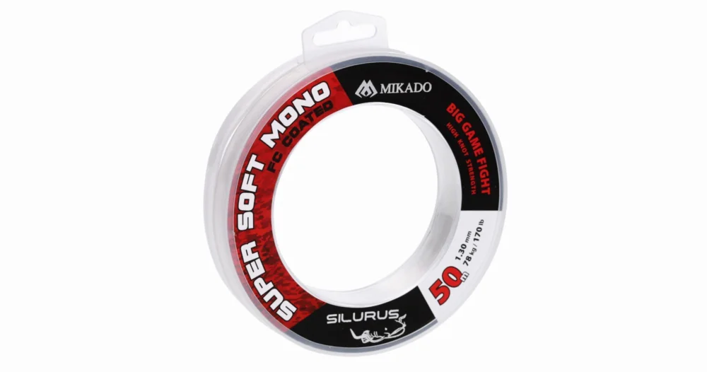 Materiał Przyponowy Mikado SS Mono FC 1.30mm/78kg/50m Łatwy zwrot
