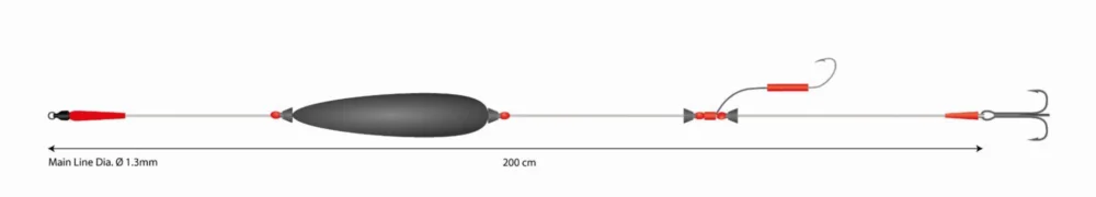 Zestaw Sumowy Mikado Set3 Big Bait Ready Rig 10g/200cm/100kg kotwica:#2/0 hak:#4/0 op.1szt. Kup teraz