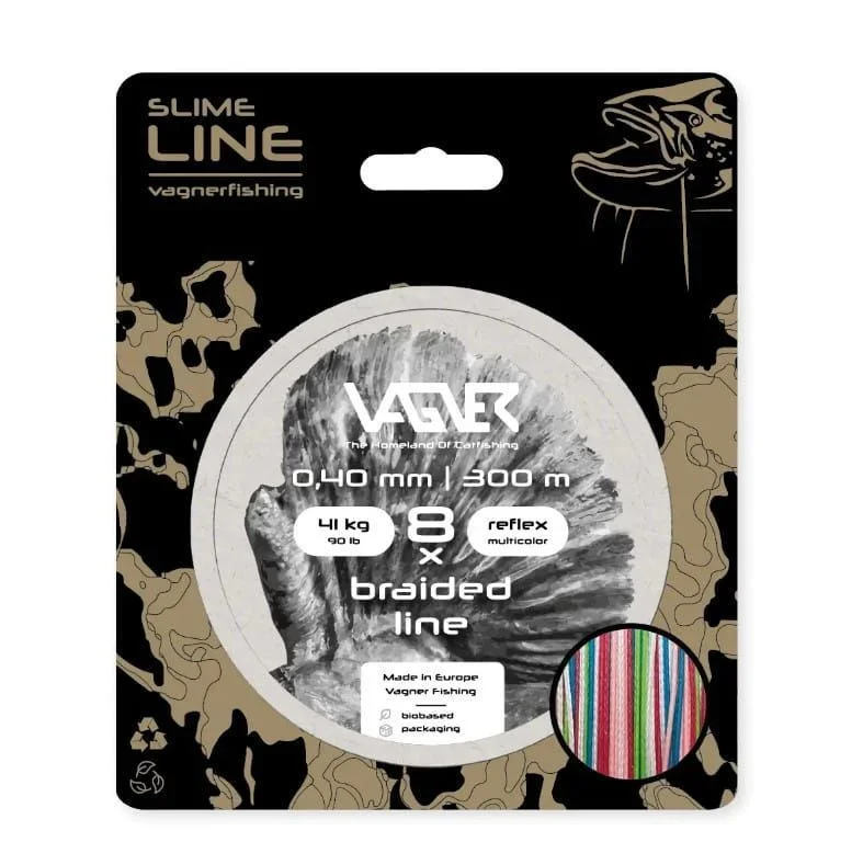 Plecionka Vagner Slim Line 8x Reflex Multicolor 0.40mm / 300m Dodaj do koszyka