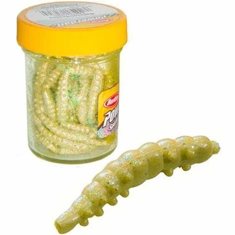 Szybka dostawa Przynęta Berkley Power Bait Power Honey Worm 2,5cm, Yellow with Scales