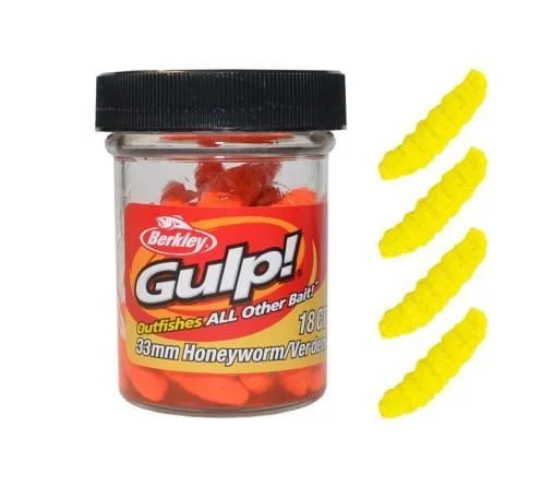 Gumy Berkley Gulp Honey Worm 3.3cm / Słoik - Honey Yellow Zamów teraz