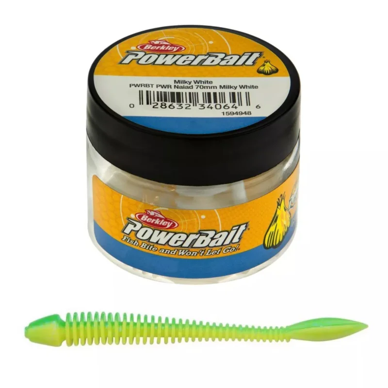 Wysoka jakość Gumy Berkley PowerBait Flail 5cm - S Green/S Yellow