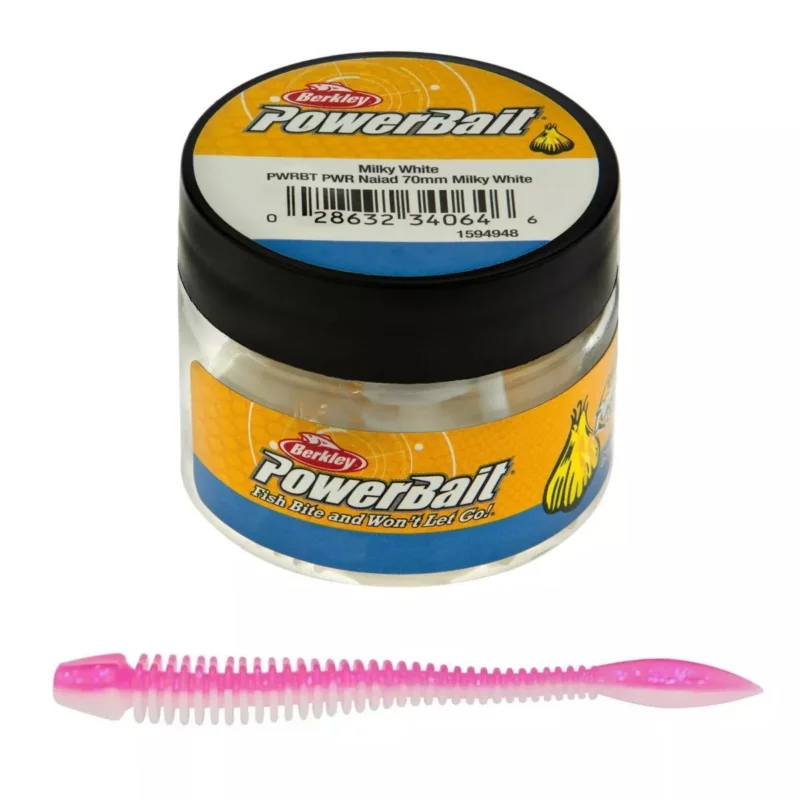Niska cena Gumy Berkley PowerBait Flail 5cm - Pink/White