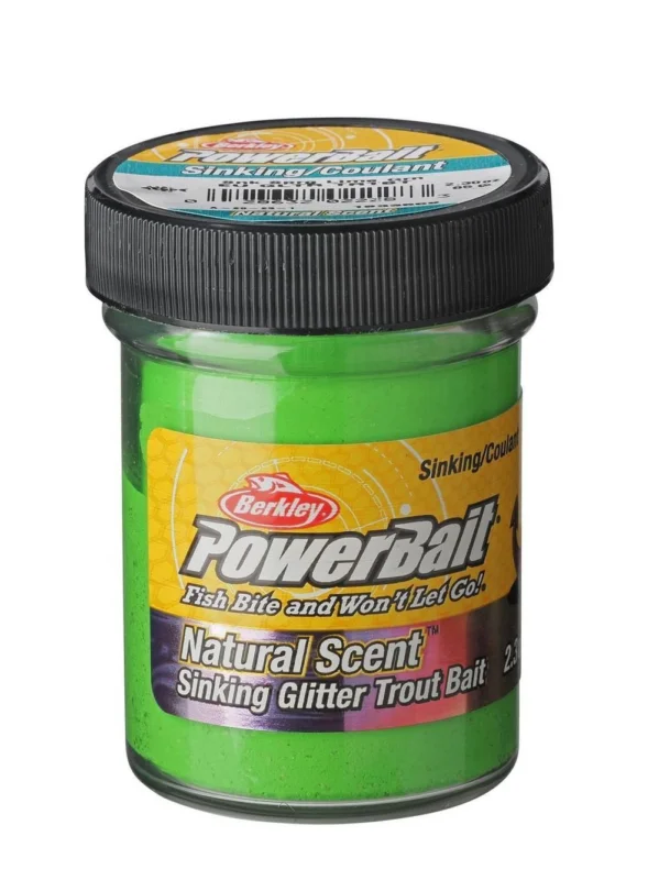 Bezpieczna płatność Przynęta Berkley Trout Glitter Trout Dough Spring/Lime Glittr