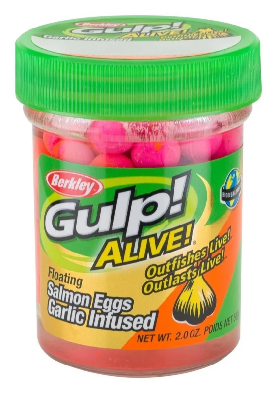 Promocja Przynęta Berkley Gulp Alive Floating Salmon Eggs Sorbet Garlik