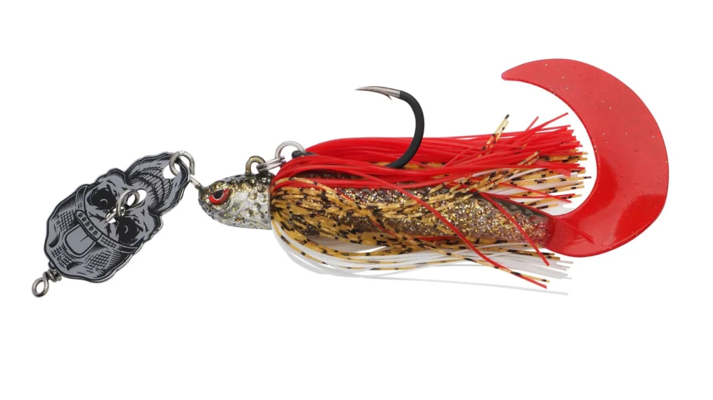 Wysoka jakość Przynęta Sumowa Madcat Skull Blade Jig XL 75g - Salt N Pepper