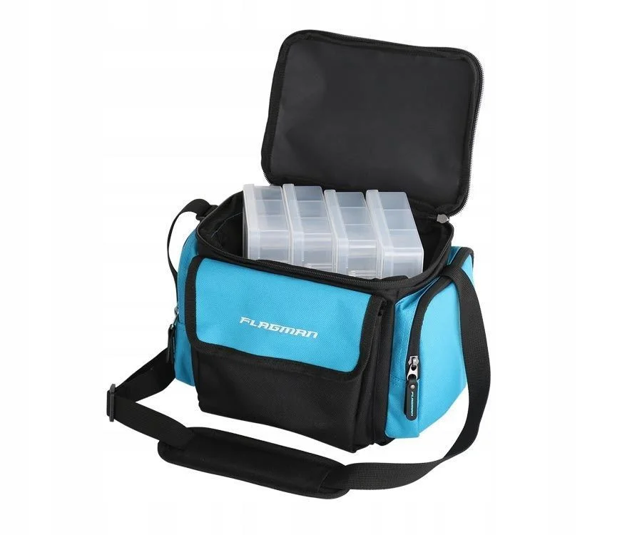 Obniżka ceny Torba spinningowa Flagman Spin Bag z 4 pudełkami