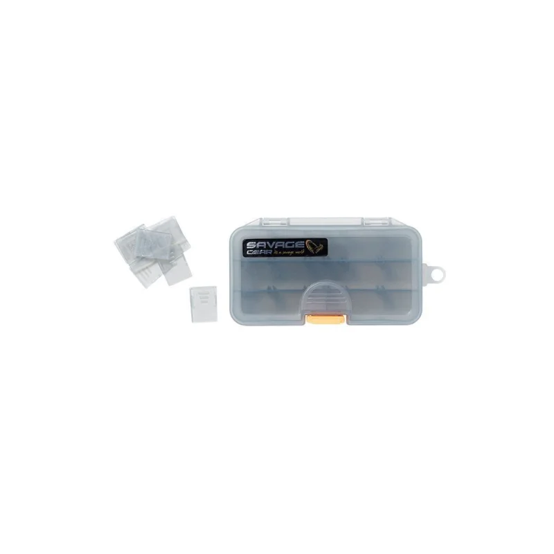 Łatwy zwrot Pudełko Savage Gear na Przynęty 1B SMOKE 13.8X7.7X3.1CM