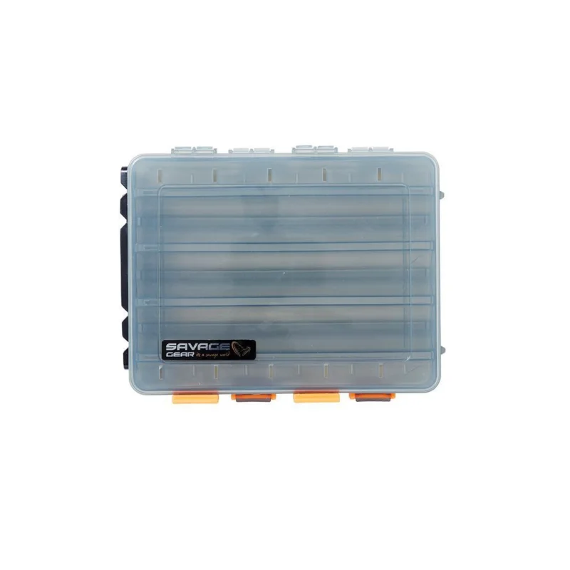 Popularny Pudełko Savage Gear LUREBOX 2 SIDED SMOKE LONG 20.5X17X4.8CM