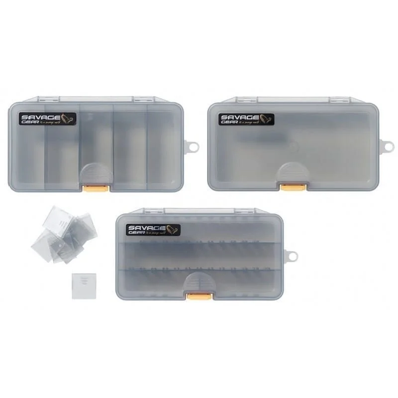 Pudełka Savage Gear Lurebox Smoke Combi Kit - 3 Sztuki Wyprzedaż