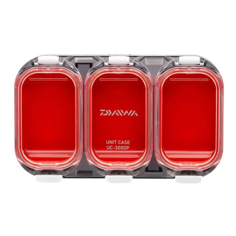 Tylko dziś Pudełko Daiwa Box WP 3 Komorowe 11x6,5x1,8cm RED SMOKE