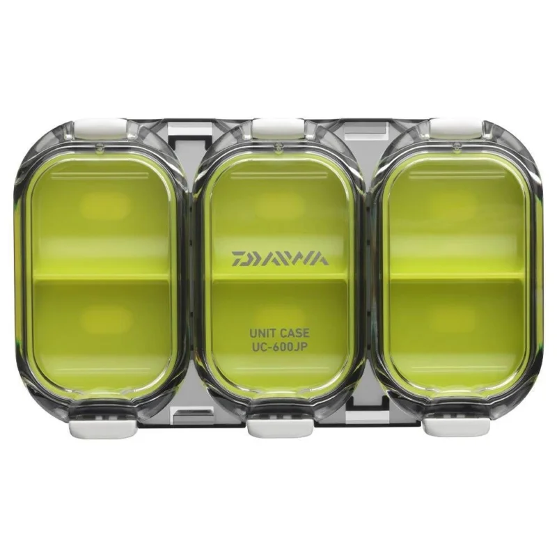 Wybór klientów Pudełko Daiwa Box WP 6 Komorowe 11x6,5x1,3cm GREEN SMOKE