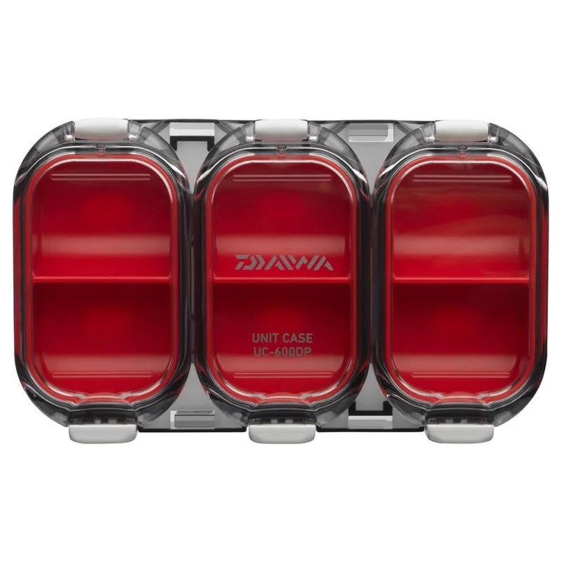 Pudełko Daiwa Box WP 6 Komorowe 11x6,5x1,8cm RED SMOKE Wybór klientów