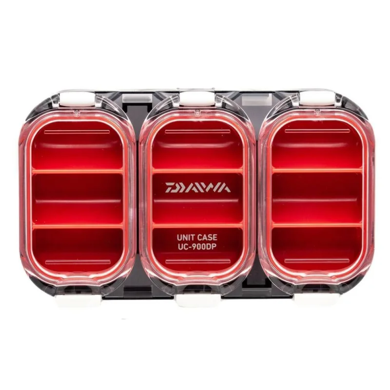 Do wyczerpania zapasów Pudełko Daiwa Box WP 9 Komorowe 11x6,5x1,8cm RED SMOKE