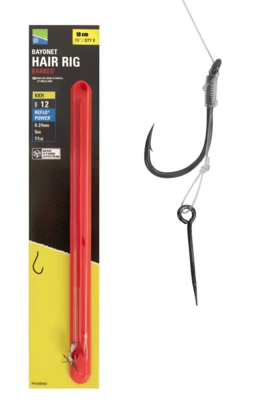 Preston Haczyki z Zadziorem i igłą KKH Bayonet Hair Rigs 10cm r. 8 Darmowa dostawa