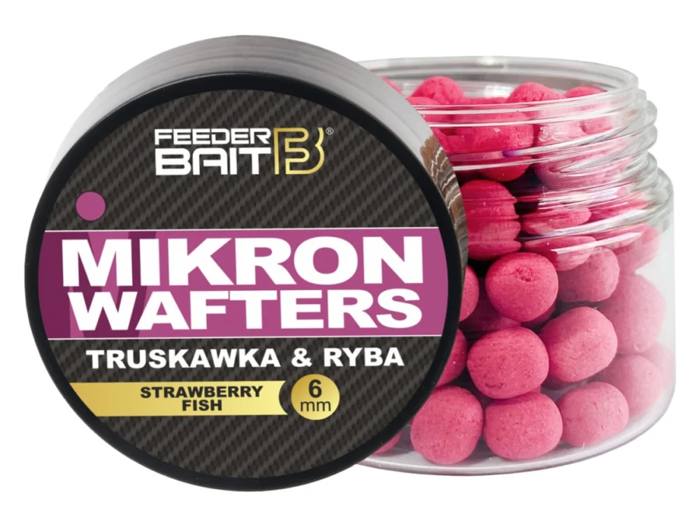 Feeder Bait Mikron Wafters 6mm Truskawka Ryba Wyjątkowa oferta