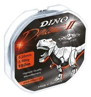 Ograniczona ilość Mikado Żyłka Dino Dynamic II 0,16mm 150m