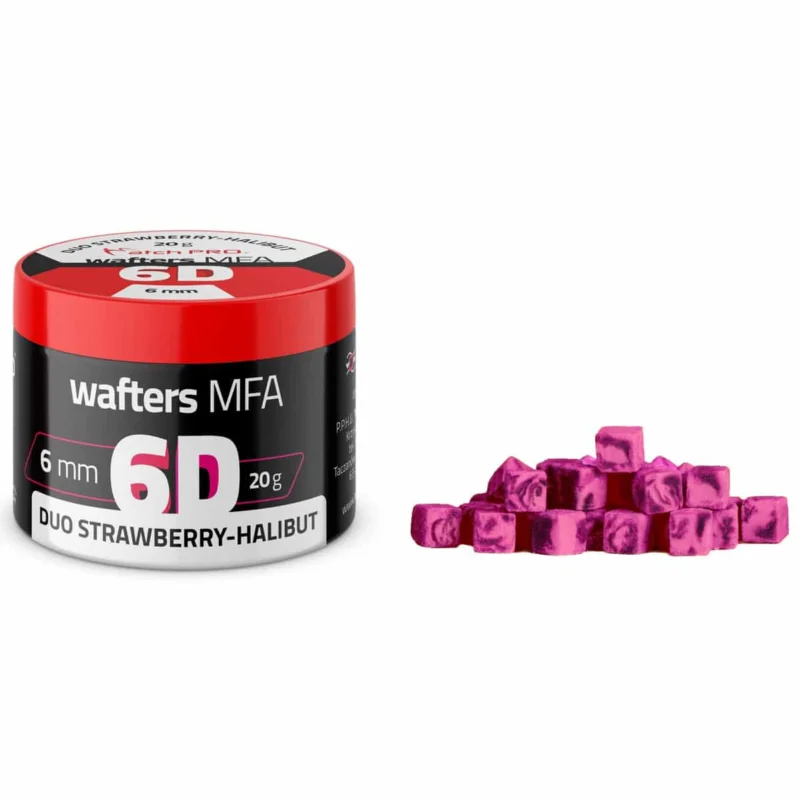 MatchPro Przynęta 6D MFA Wafters 6x6mm Duo strawberry halibut Kup teraz