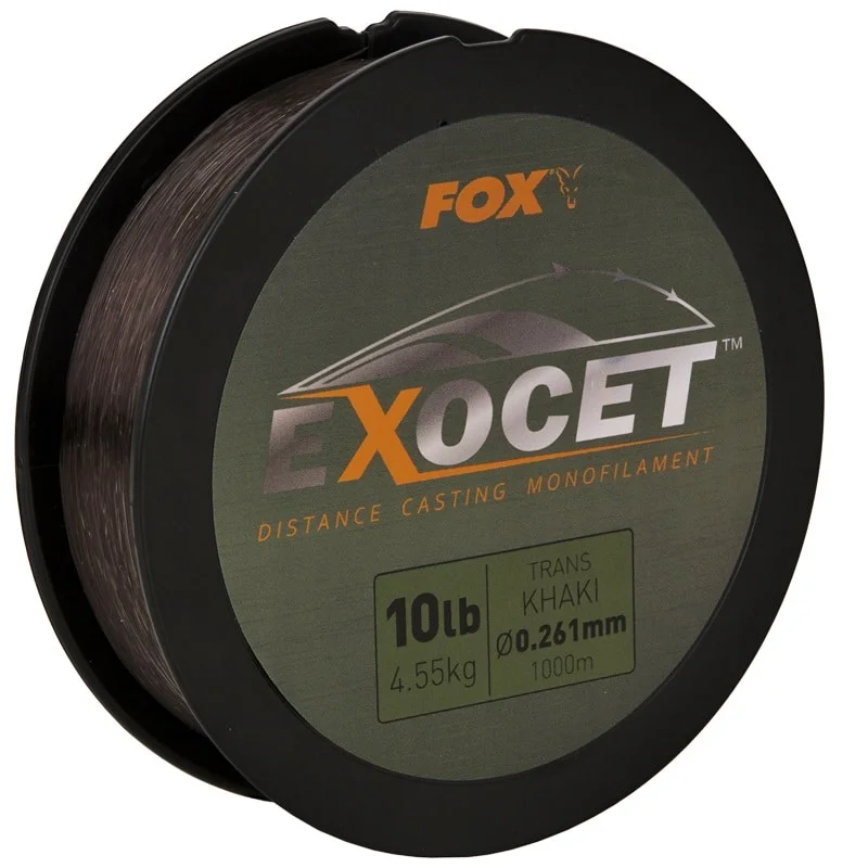 Popularny FOX Żyłka EXOCET Mono Trans Khaki 1000M