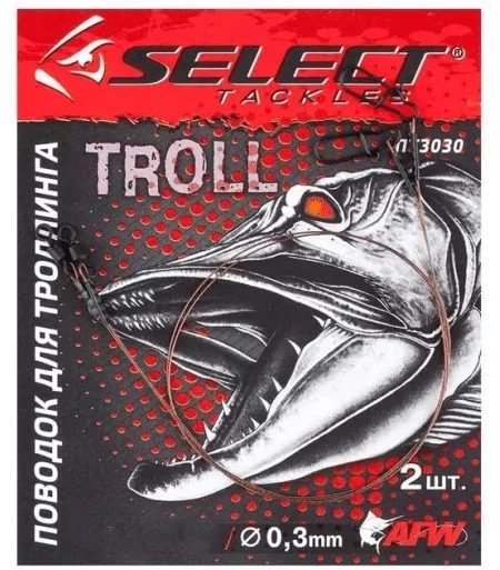 Select Przypon Troll 1×7 30cm 12kg 2szt Wyprzedaż