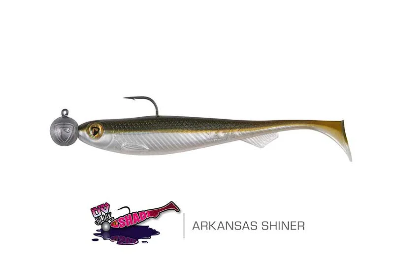 Nowość Fox Rage Guma Loaded Slick Shad 13cm UV Arkansas Shiner