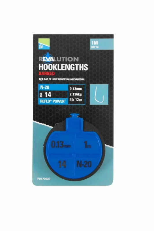 Tani Preston Przypony Revalution N-20 Hooklengths 100cm Nr12