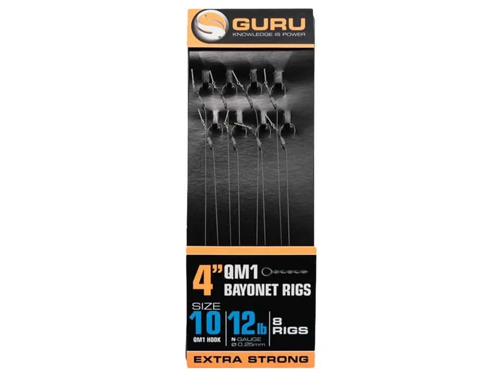 Darmowy zwrot Guru Przypony Bayonet Rigs QM1 10cm Nr 12