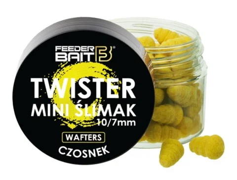 Feeder Bait Mini Ślimaki Twister – Czosnek Dostępne od ręki