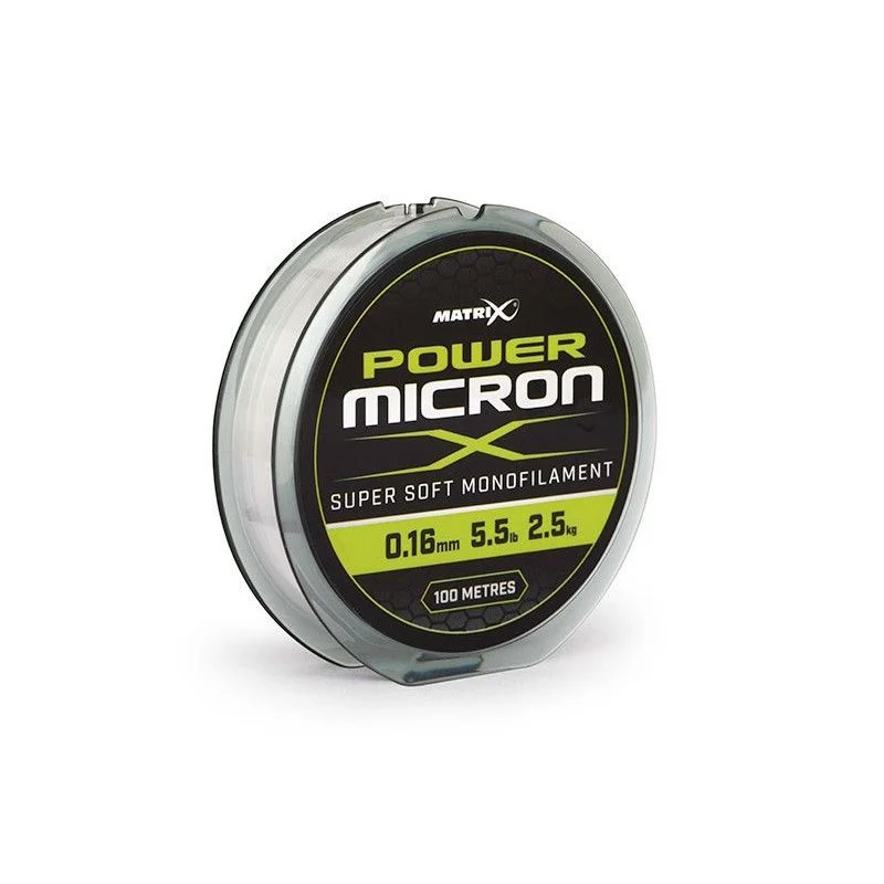 Matrix Żyłka Power Micron Super Soft Monofilament 0,18mm/100m Nie przegap