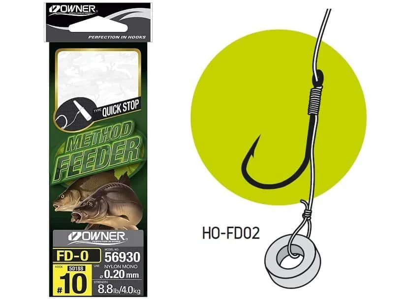 Wybór klientów Owner Haczyki Z Przyponami Do Methody HO-FD02 Nr 6